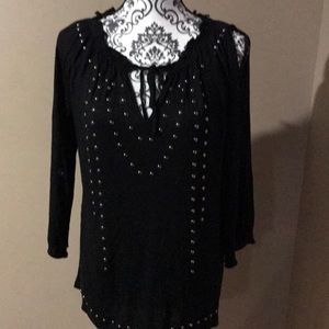 Designer studded top